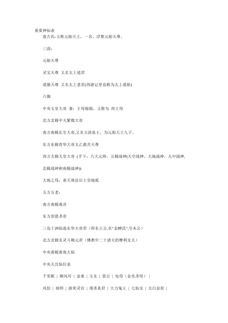 中国神仙表-知命悟气